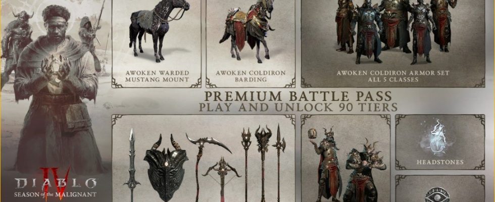 Diablo 4 Season 1 Battle Pass n'inclut pas assez de devises pour acheter quoi que ce soit dans le magasin - ou le prochain Battle Pass