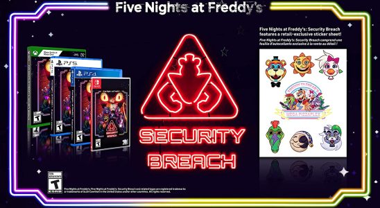Five Nights at Freddy's : sortie physique de Security Breach
