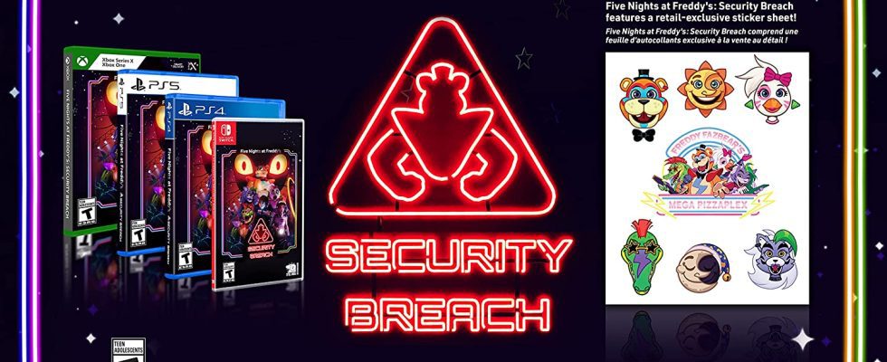 Five Nights at Freddy's : sortie physique de Security Breach