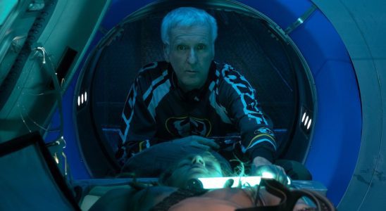 James Cameron working on Avatar: The Way of Water set