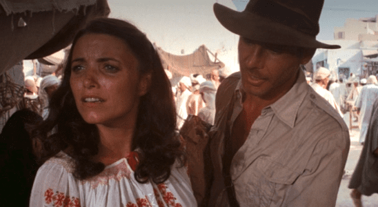 Marion and Indiana Jones in Cairo