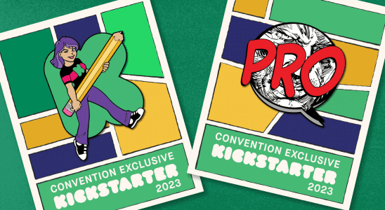 Kickstarter célèbre le premier stand Comic-Con avec des épingles en émail exclusives