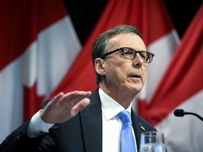 Gouverneur de la Banque du Canada, Tiff Macklem.  Les 6 grandes banques canadiennes s'attendent à une hausse des taux d'intérêt cette semaine.