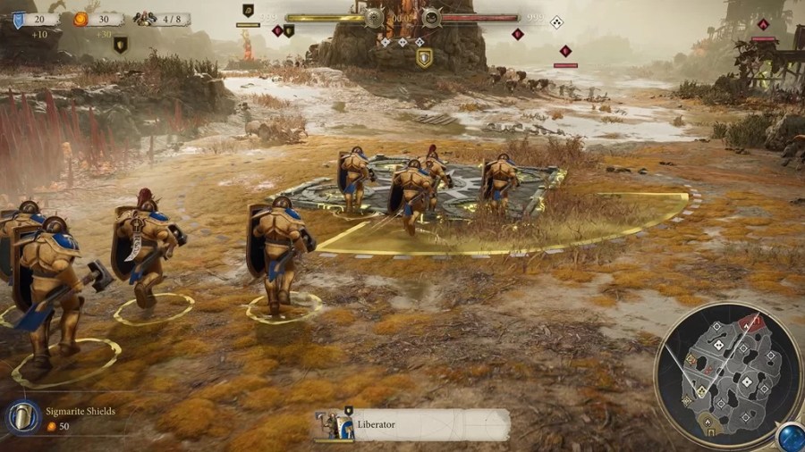 Capture d'écran de Warhammer Age of Sigmar : Les Royaumes de la Ruine