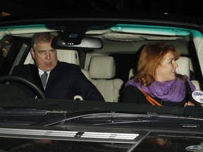 Prince Andrew, duc d'York et Sarah Ferguson - Scotts, Londres, 17 avril 2013 - Avalon