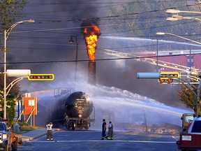 Explosion du train de Lac-Mégantic.