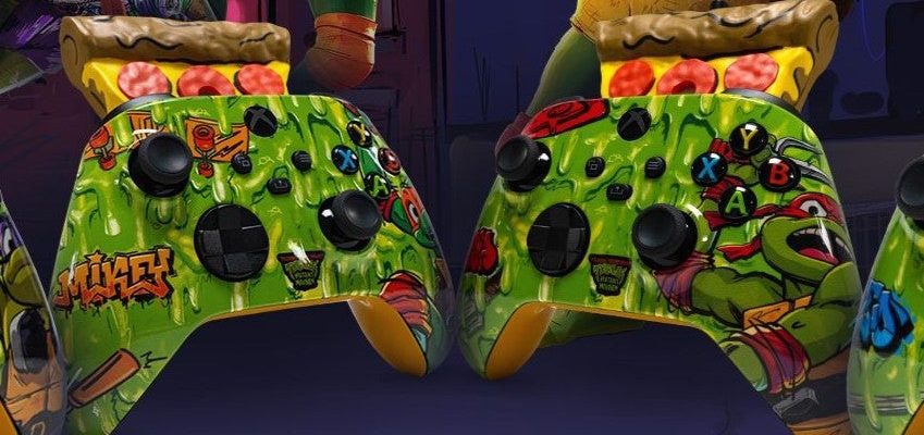Microsoft crée des manettes Xbox parfumées à la pizza sur le thème des Tortues Ninja Teenage Mutant