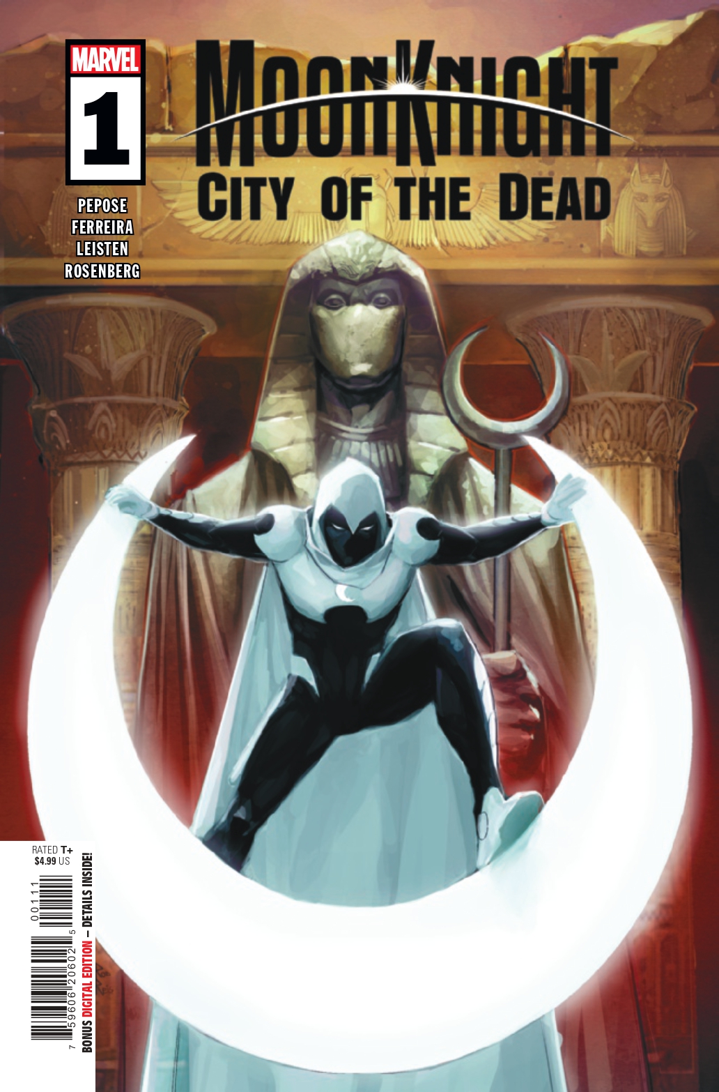 La couverture de Moon Knight: City of the Dead #1
