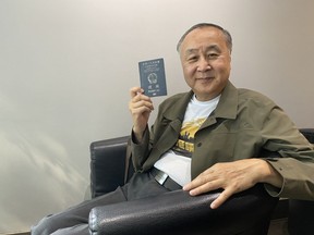 Elmer Yuen, militant pour la démocratie à Hong Kong.