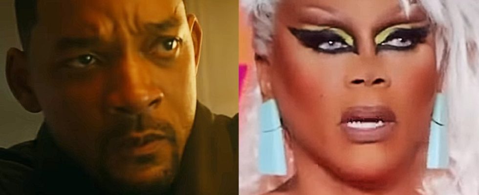Will Smith in Bad Boys for Life and RuPaul on RuPaul