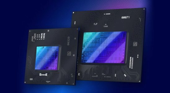 Intel GPU renders on a black background