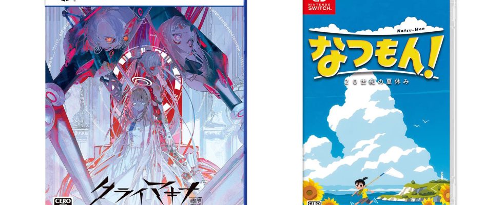 Sorties de jeux japonais de cette semaine : CRYMACHINA, Natsu-Mon !  Vacances d'été du 20e siècle, etc.