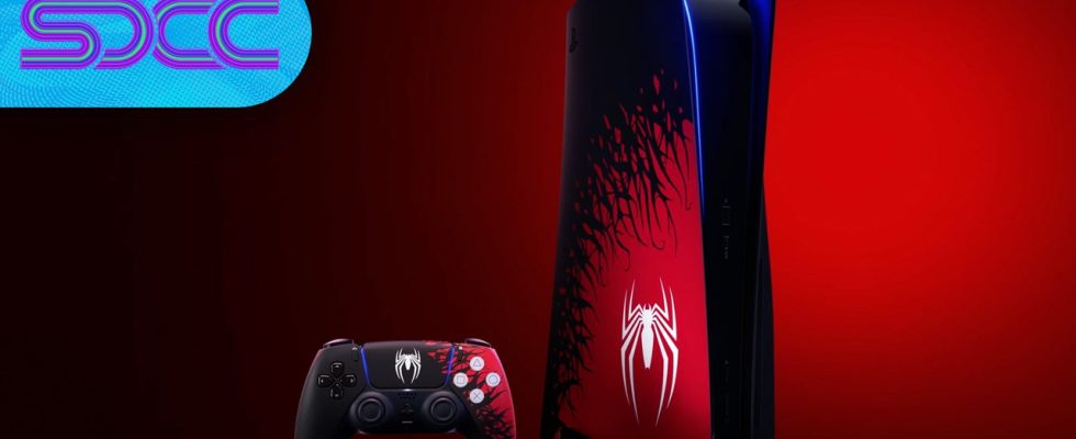 Spider-Man 2 PS5 et le contrôleur DualSense dévoilés au SDCC, disponibles en précommande la semaine prochaine