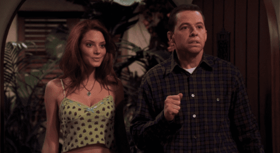 Jon Cryer and April Bowlby in Two And A Half Men