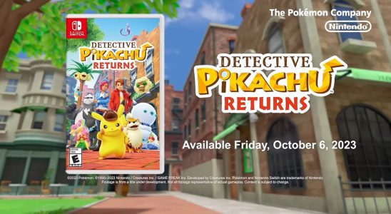 Détective Pikachu Returns obtient une nouvelle bande-annonce