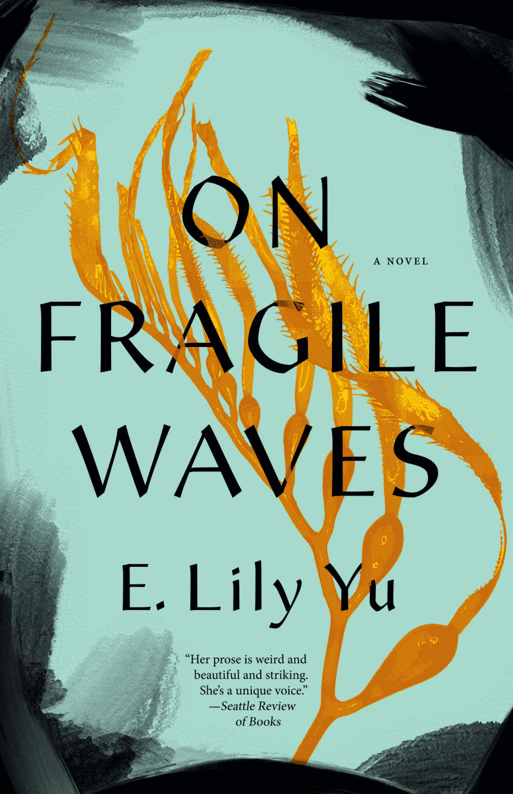 Sur la couverture du livre Fragile Waves