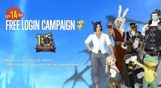 Final Fantasy XIV Free Login Campaign for August 2023