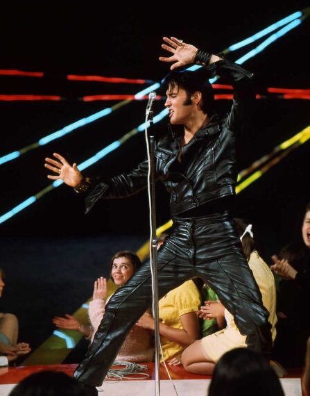 Elvis Presley dans son spécial de retour en 1968