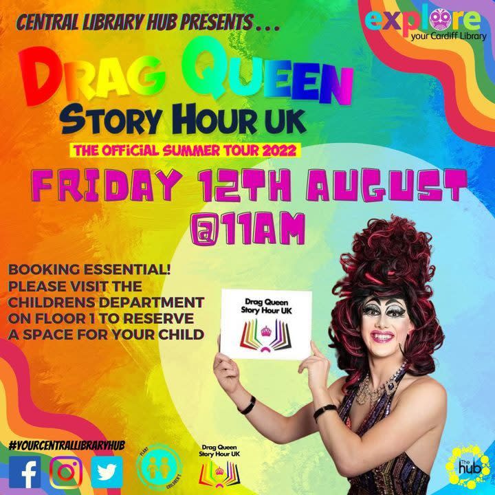 Cardiff Wales Drag Queen Story Hour controverse gouvernement gallois