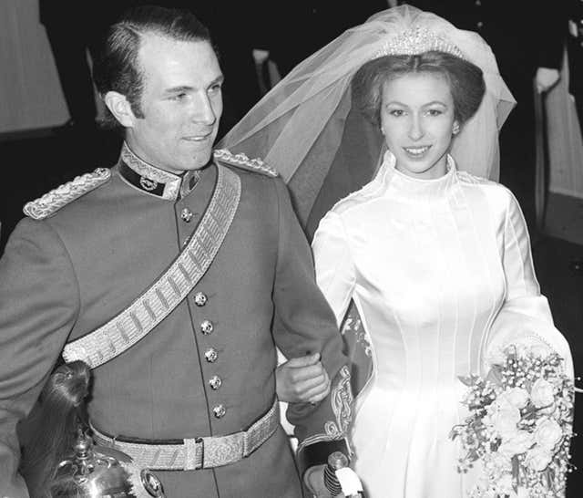 Royauté – Mariage de la princesse Anne et du capitaine Mark Phillips – Londres