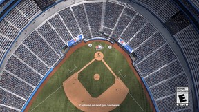 Une vue à vol d'oiseau du Rogers Centre de Toronto dans MLB The Show 22.