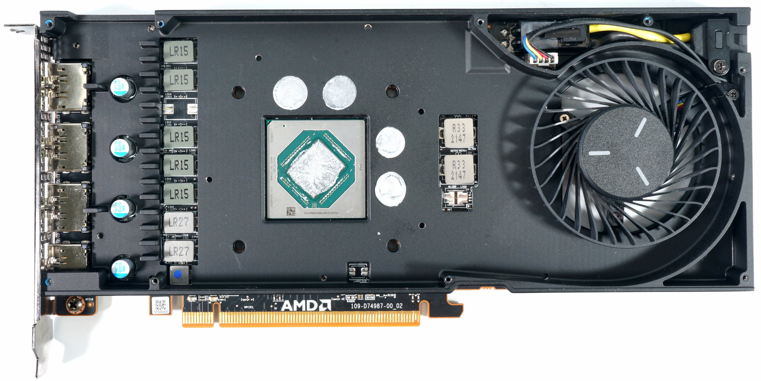 Modifications du refroidissement de la Radeon Pro W7600 d'Igor