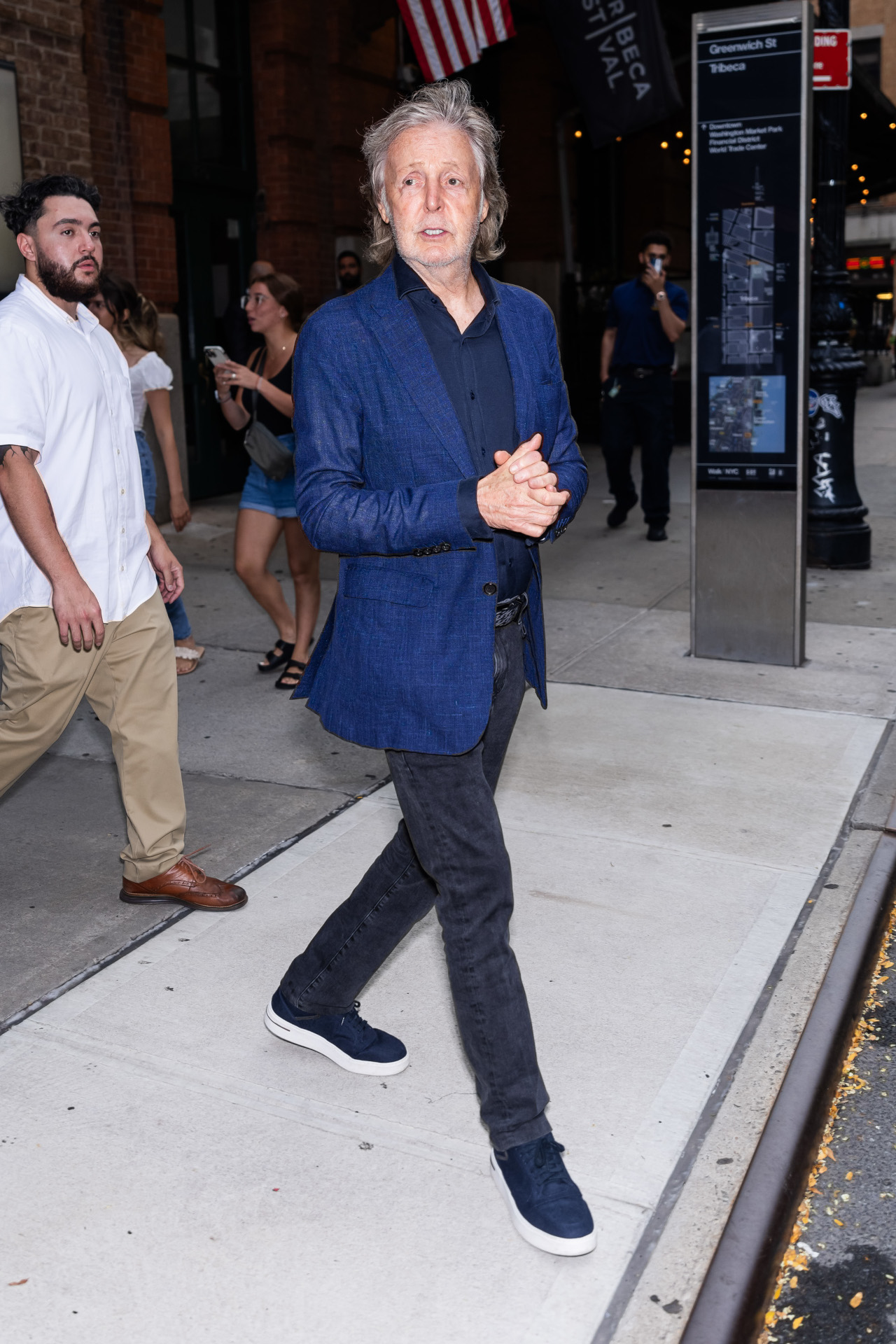 Paul McCartney à la fête du 80e anniversaire de Robert De Niro