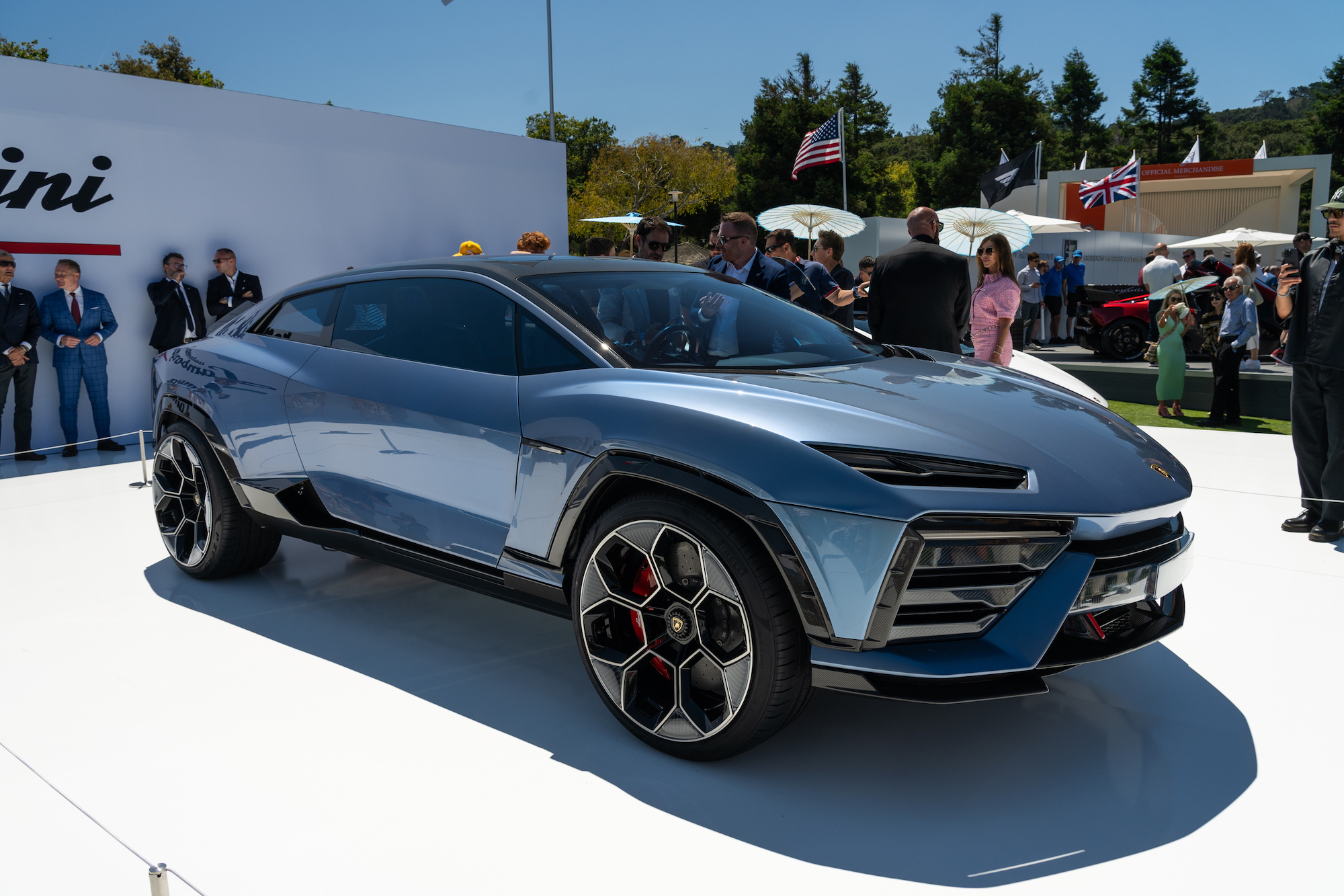 Semaine de la voiture électrique Lamborghini Lanzador Monterey 2023