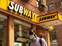 Un restaurant Subway à New York.