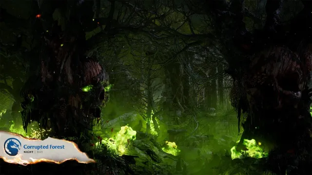 Mortal Kombat 1 Forêt corrompue