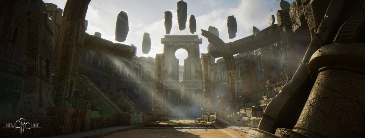 Ruines de l'arche de CRPG Dreamate Fulqrum