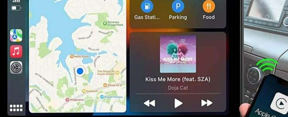 Obtenez un écran de voiture avec Apple CarPlay et Android Auto pour seulement 105 $