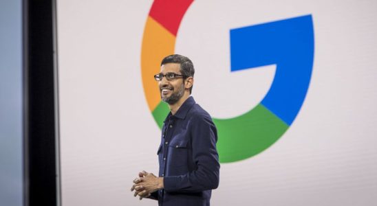 Google CEO Sundar Pichai at the Cloud Next