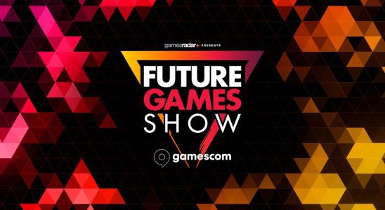 Future Games Show at Gamescom logo with geometric pattern