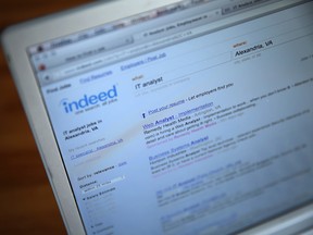 Une offre d'emploi sur Indeed.com, un site Web de recherche d'emploi.