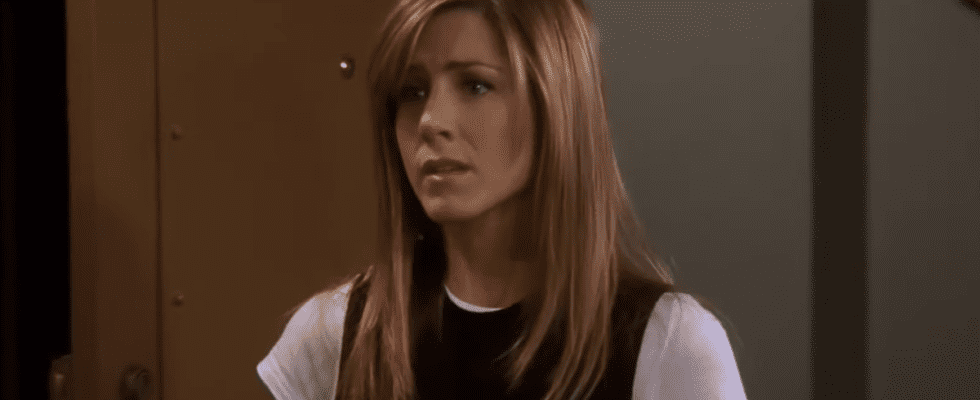 Jennifer Aniston in the finale of Friends