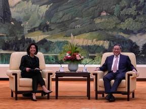 Gian Raimondo et Li Qiang à Pékin