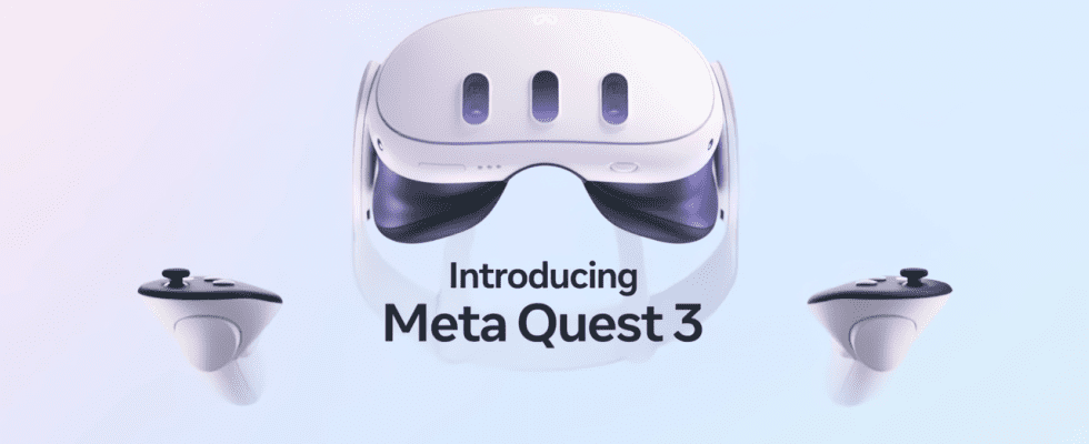 Le Meta Quest 3 est déjà dans la nature