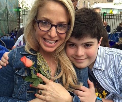 Dr. Laura Berman and her son