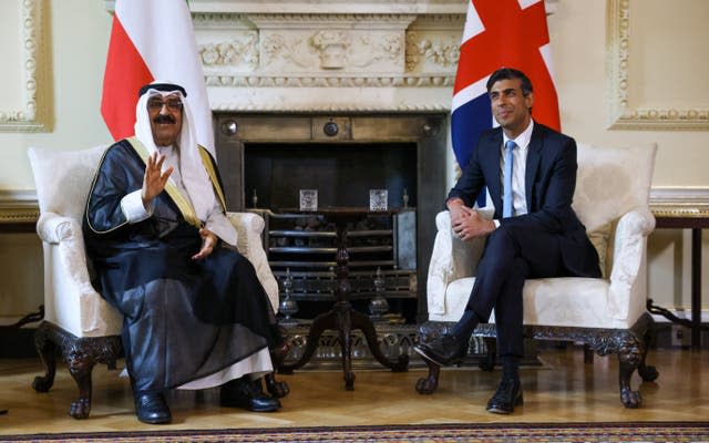 Visite du prince héritier du Koweït au Royaume-Uni