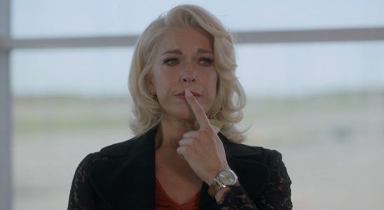 A screenshot of Hannah Waddingham in Ted Lasso