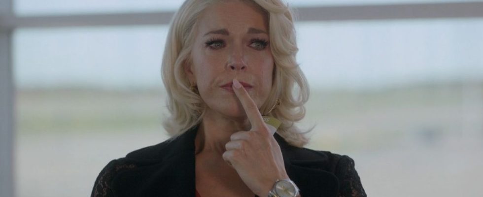 A screenshot of Hannah Waddingham in Ted Lasso