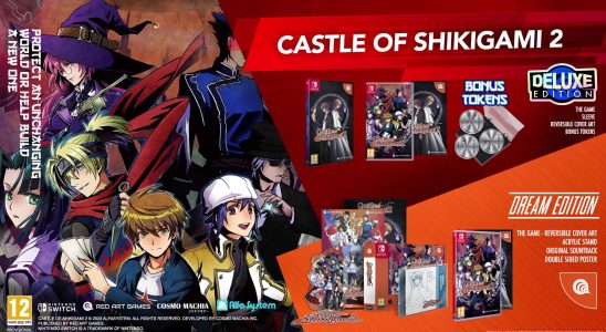 L'édition physique de Castle of Shikigami 2 Switch sera lancée au deuxième trimestre 2024 dans l'ouest