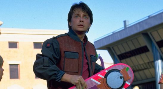 Michael J. Fox in Back to the Future Part II.