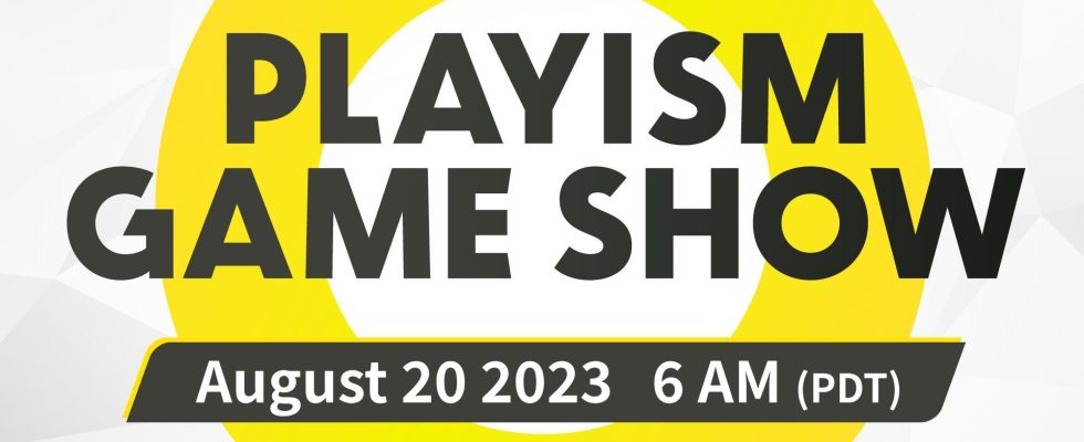 PLAYISM Game Show 2023 prévu pour le 20 août