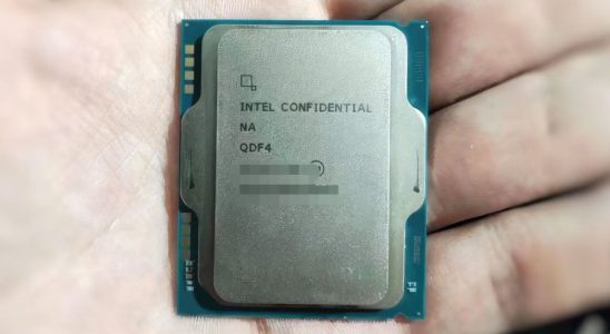 Intel Meteor Lake S CPU engineering sample