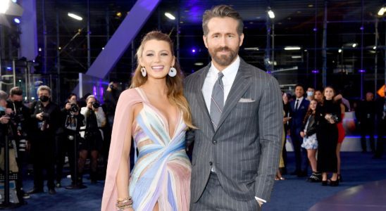 Blake Lively and Ryan Reynolds at the premiere of The Adam Project