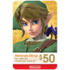 Carte Nintendo eShop 50 $