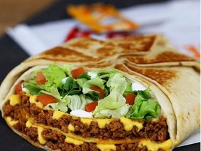 Wrap croustillant triple double de Taco Bell