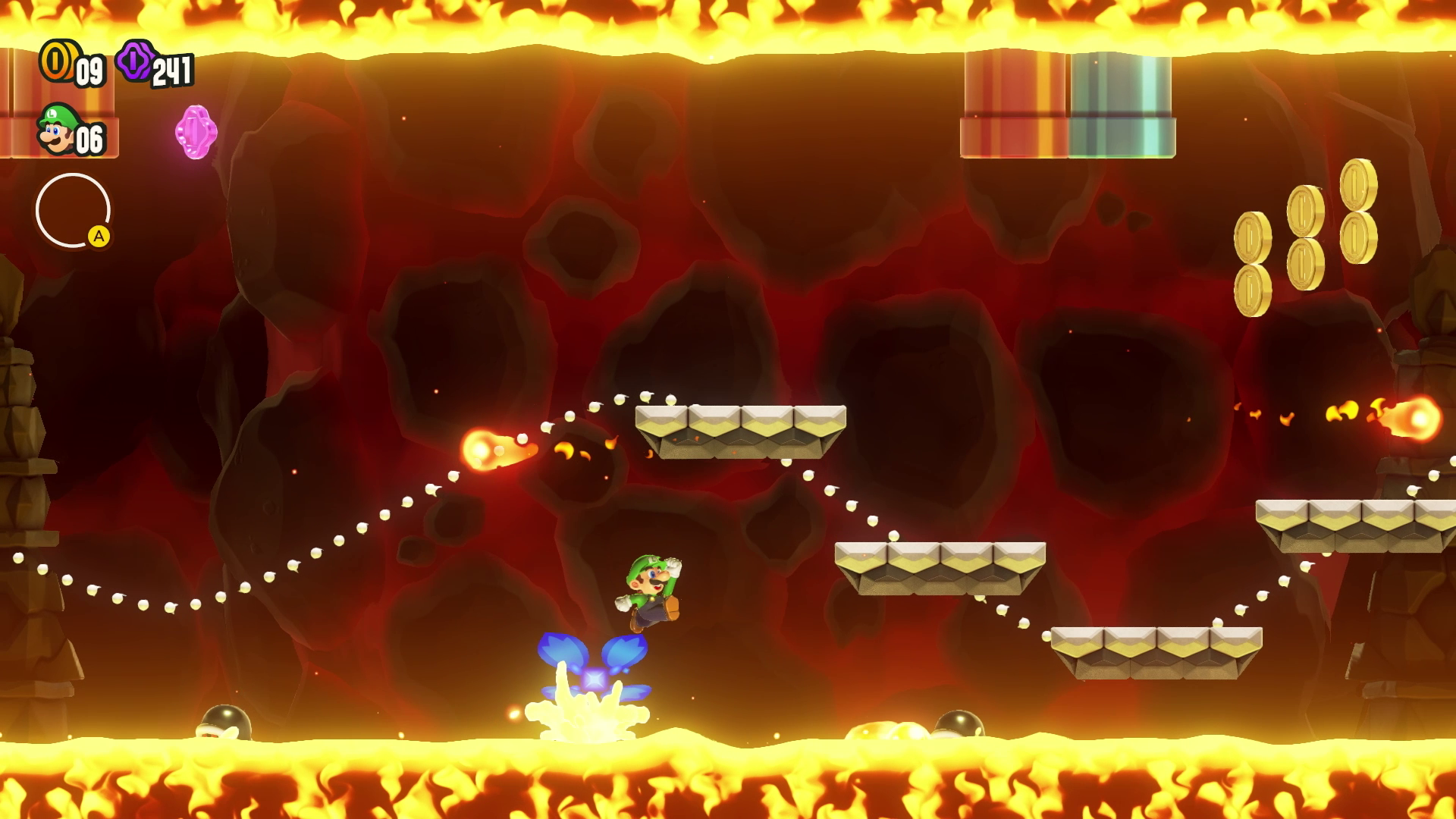 Captures d'écran de Super Mario Bros. Wonder, fournies par Nintendo